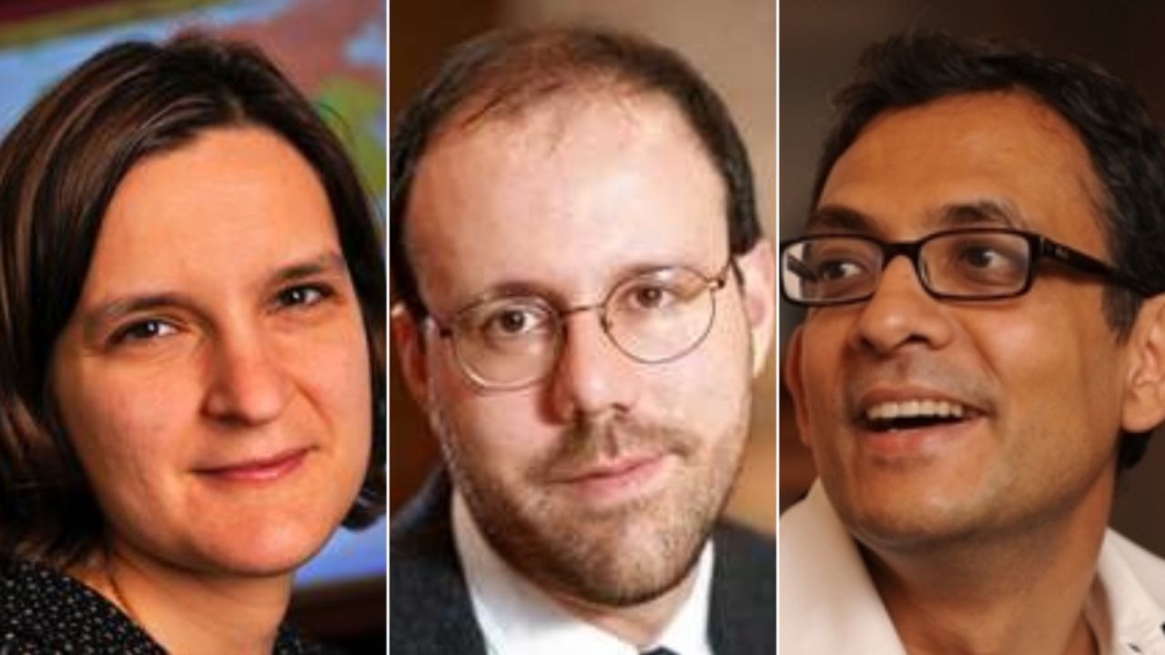 Esther Duflo, Michael Kremer and Abhijit Banerjee were awarded the Nobel for economics.