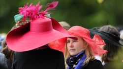 PARIS, FRANCE - OCTOBER 05: Fashion at Longchamp racecourse on October 05, 2014 in Paris, France. (Photo by Alan Crowhurst/Getty Images)