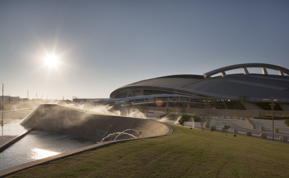 The sun begins to set on the multi-million-dollar Al Shaqab facility, the exact cost of which has been kept under wraps.