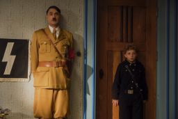 Taika Waititi and Roman Griffin Davis in the film JOJO RABBIT. Photo by Kimberley French. ? 2019 Twentieth Century Fox Film Corporation All Rights Reserved