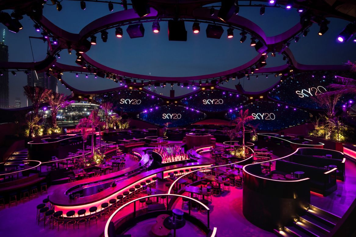 Open-air club Sky 2.0 in Dubai's design district is a spin-off of one of Beirut's most popular venues Skybar. <br /><br />The Lebanese original is known for spectacular live performances and this new incarnation aims to raise the bar. <br /><br />