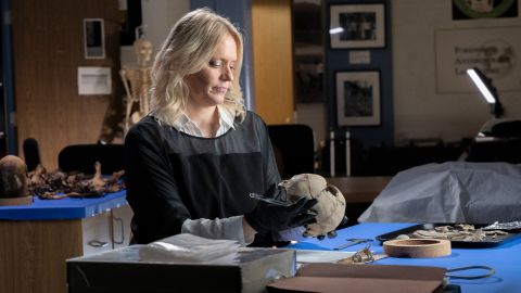Dr. Erin Kimmerle, a forensic anthropologist, was invited by National Geographic to identify the found remains