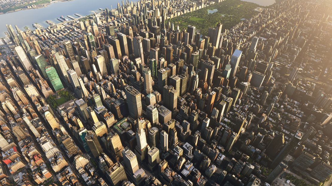 New York City as mapped by Bing. 