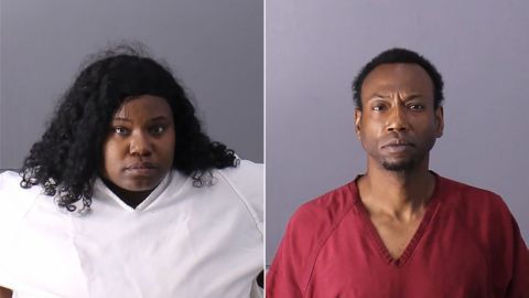Derick Irisha Brown, left, and Patrick Stallworth have been questioned in the disappearance of a 3-year-old girl in Alabama.