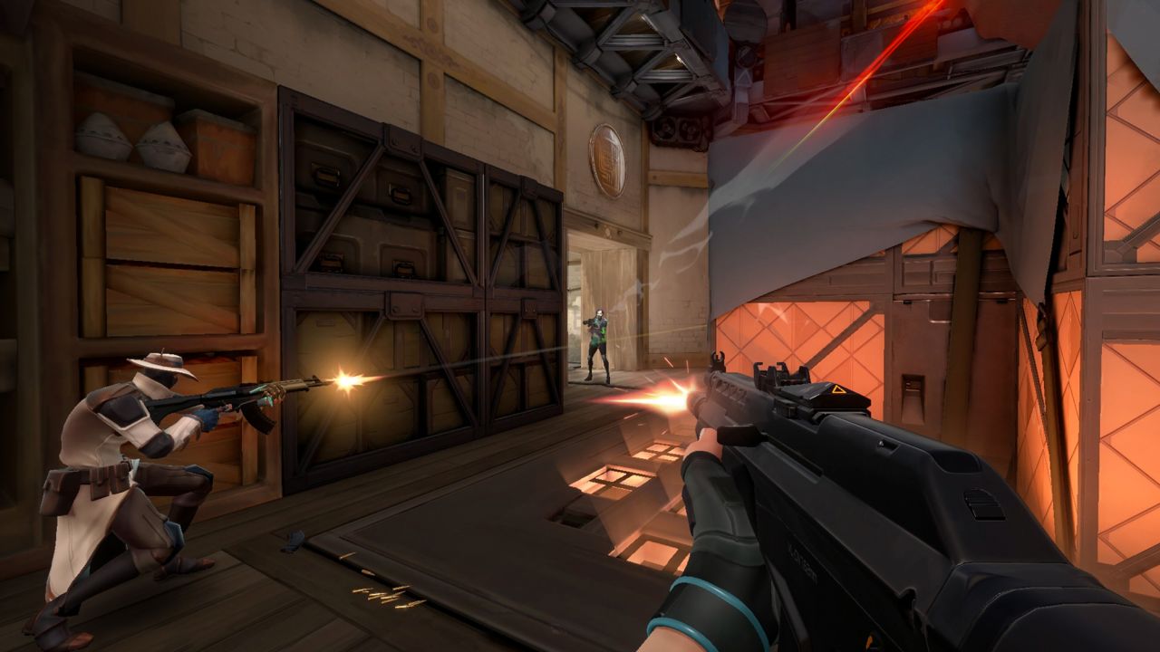 A photo of Riot Games' untitled tactical shooter game  is shown here.