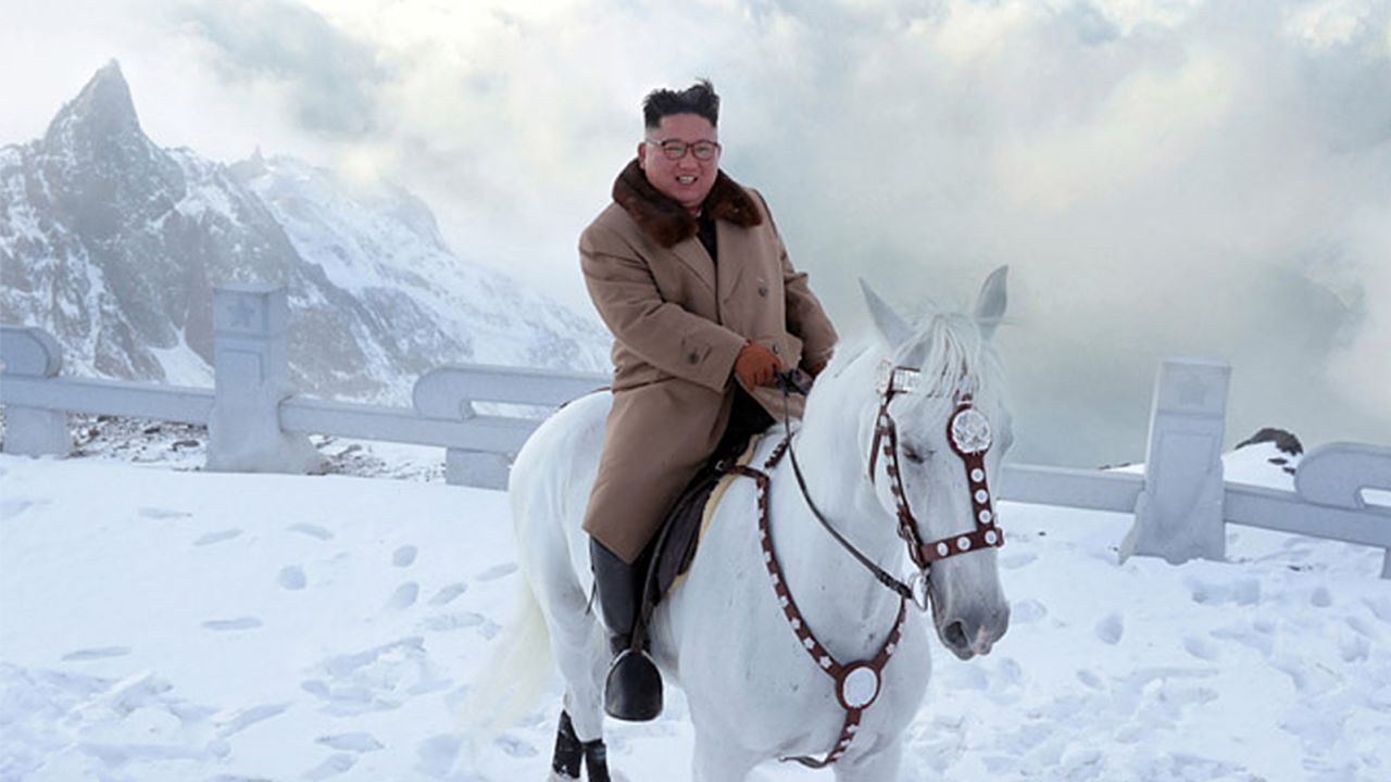 North Korea Kim horse 01