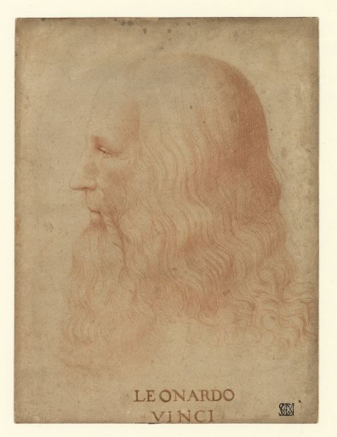 Portrait of Leonardo by Francesco Melzi (1515-1518), from the Veneranda Biblioteca Ambrosiana, Milan.