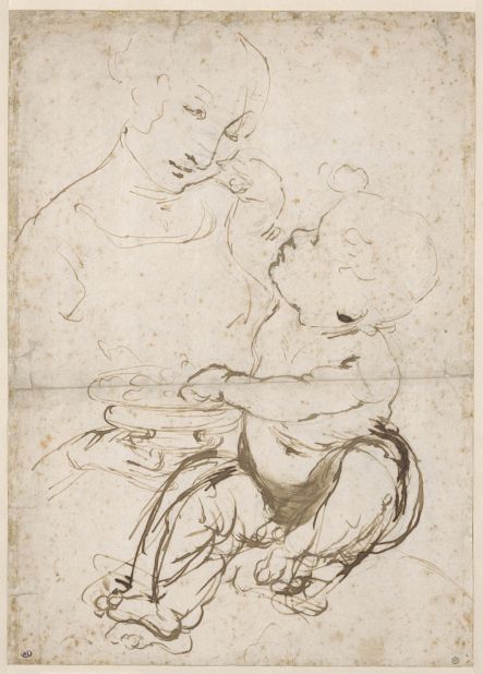 Study for a Virgin and Child (1478-1480), from the Louvre collection.