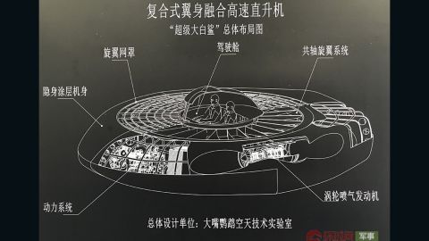 China Great White Shark helicopter schematic
