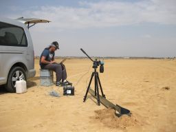 A picture of the scientific research project in Tunisia.