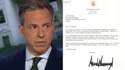 Jake Tapper Trump letter Erdogan split