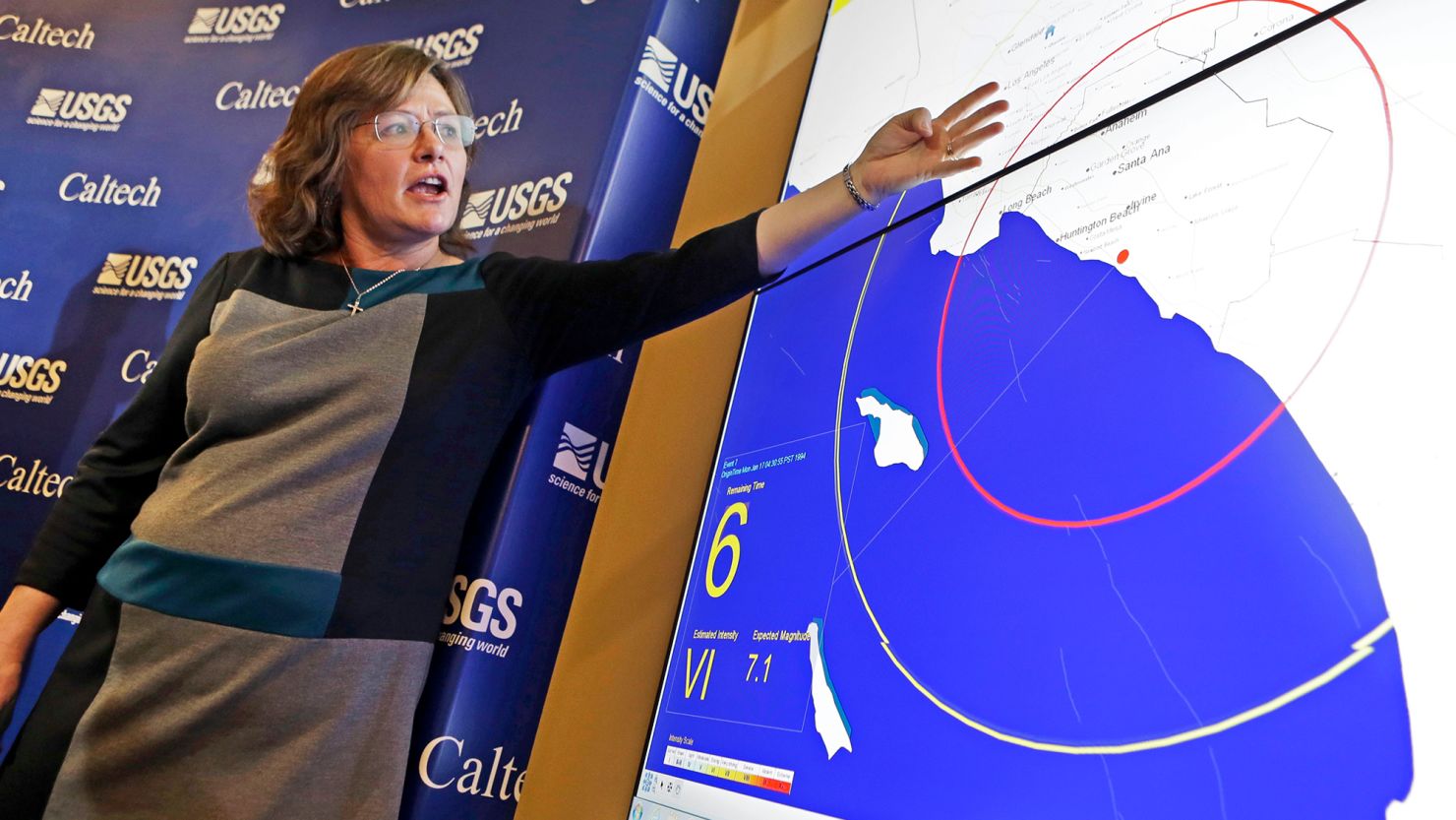 Seismologist, Dr. Lucy Jones, describes how an early warning system would provide advance warning of an earthquake.
