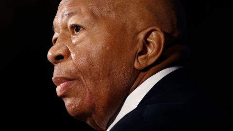 In this Aug. 7, 2019, photo, Rep. Elijah Cummings, D-Md., speaks during a luncheon at the National Press Club in Washington.