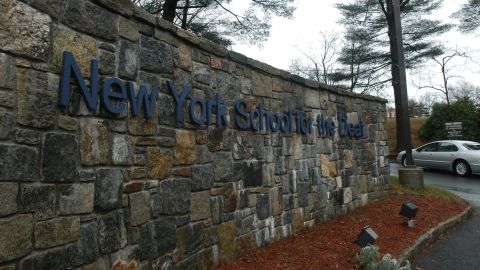 The entrance to the campus for the New York School for the Deaf in White Plains, New York.