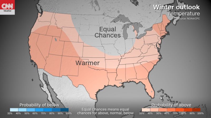 Winter Forecast: Much Of The United States Will Be Warmer Than Normal | CNN