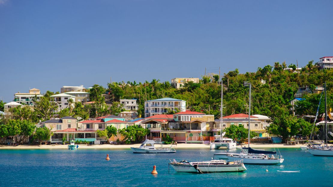 Cruz Bay is the island's busier town.