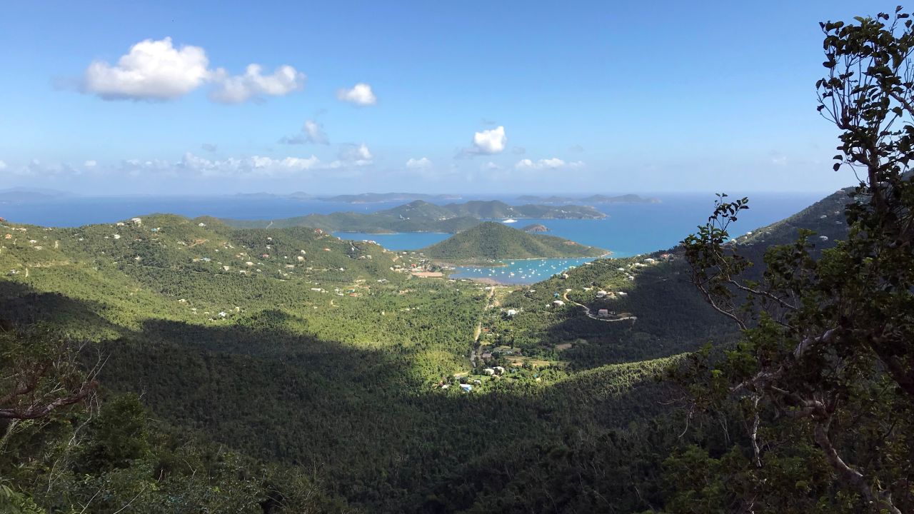 <strong>An ongoing recovery: </strong>This photo dated December 24, 2018, shows the island's lush, green vegetation.