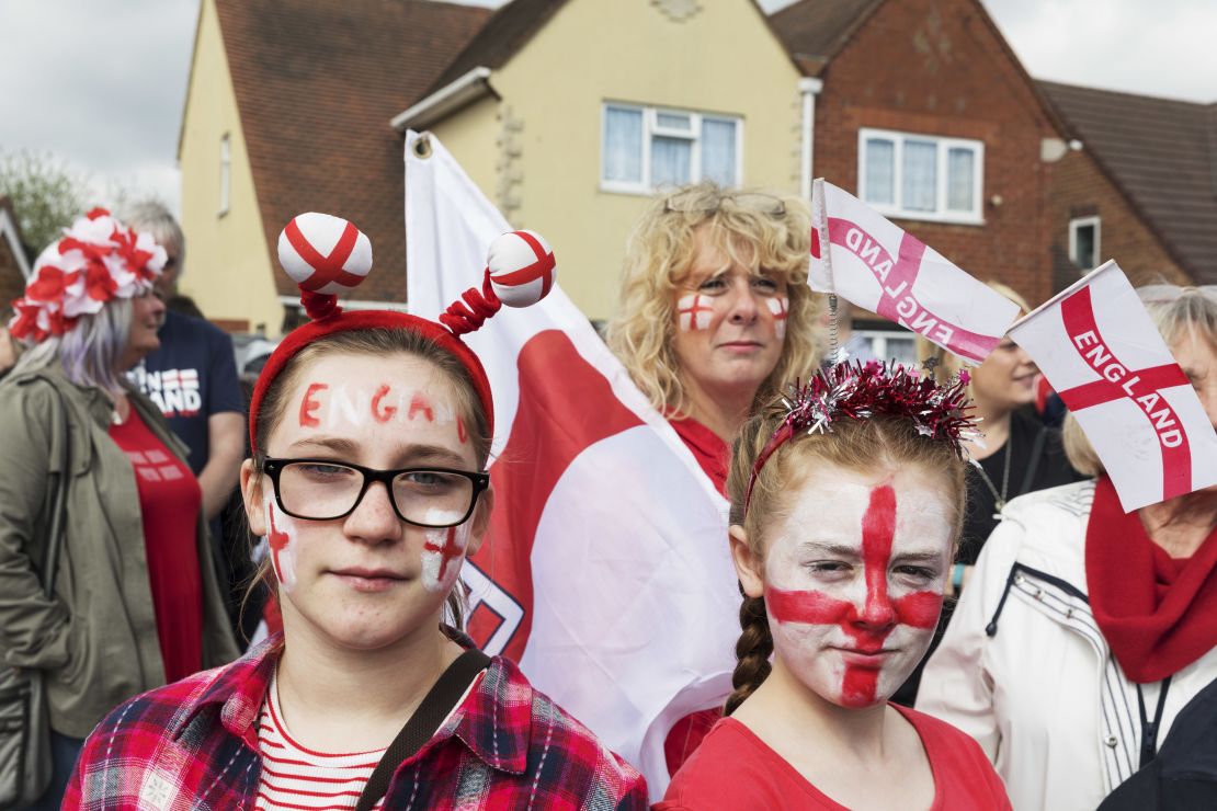 The Black Country, West Bromwich, England. "St George's Day. Stone Cross Parade." (2017_