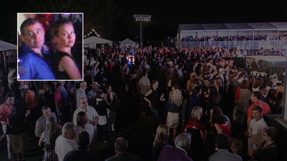 DORAL, FL - MARCH 07: Atmosphere during the Carolina Herrera Fashion Show with GREY GOOSE Vodka at the Cadillac Championship at Trump National Doral on March 7, 2014 in Doral, Florida. CNN has highlighted Parnas and partner in this Getty image.