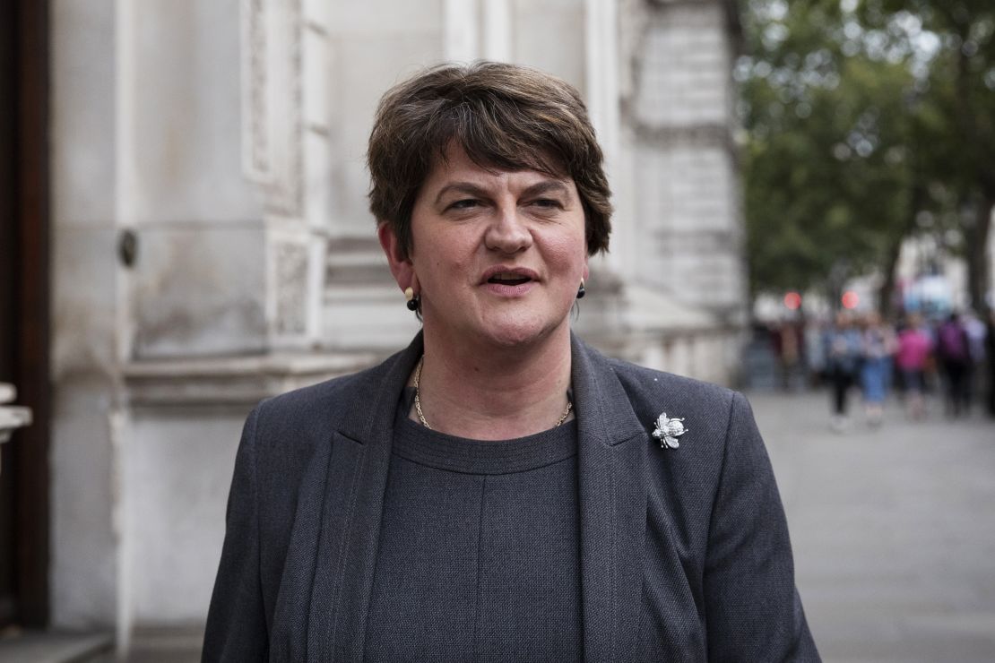 Arlene Foster, leader of the Democratic Unionist Party.