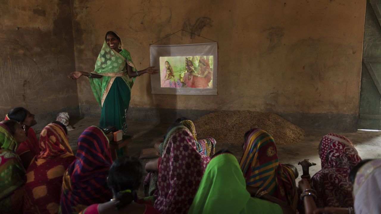Digital Green started as a video database for farmers to share best practices.