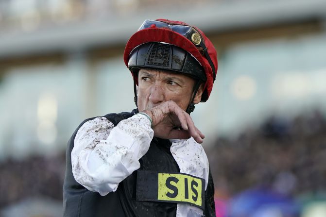 Frankie Dettori after riding Star Catcher to win the Qipco British Champions Fillies & Mares Stakes during British Champions Day at Ascot Racecourse.