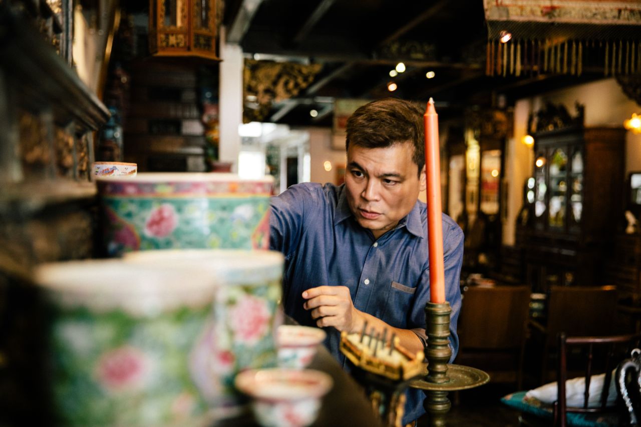 Alvin Yapp, collector and owner of The Intan.