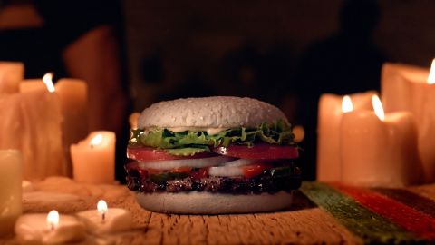 Burger King's "Ghost Whopper" comes with a special bun.