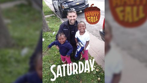 Milwaukee police officer Kevin Zimmerman bought car seats for the girls after pulling their mom over.