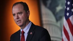 WASHINGTON, DC - OCTOBER 15:  U.S. House Intelligence Committee Chairman Rep. Adam Schiff (D-CA) speaks during a news conference at the U.S. Capitol October 15, 2019 in Washington, DC. Speaker of the House Rep. Nancy Pelosi (D-CA) said she is holding off on a full House vote to authorize an impeachment inquiry against President Donald Trump.  (Photo by Alex Wong/Getty Images)