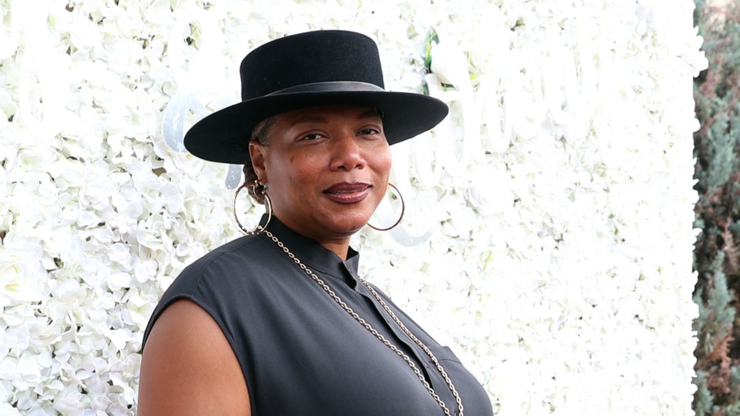 Queen Latifah attends the wedding of rapper Treach and Cicely Evans on September 8, 2019.