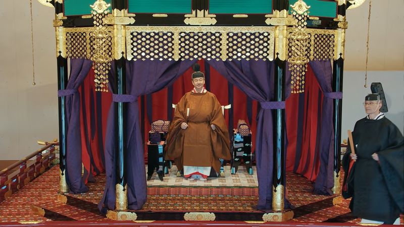 Japan's new emperor formally takes the throne
