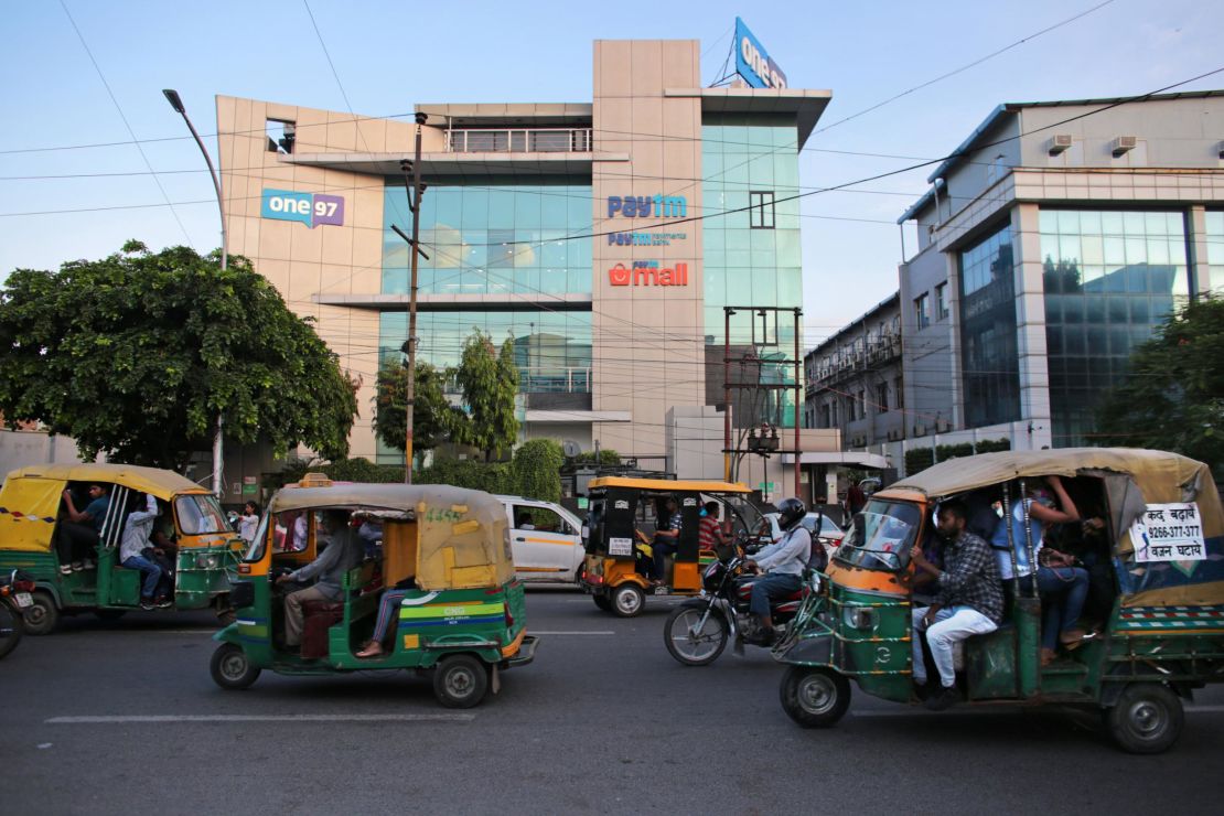 Paytm's headquarters in Noida, India. (Saurabh Das for CNN)