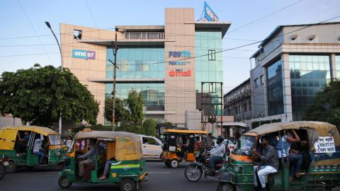Paytm's headquarters in Noida, India. (Saurabh Das for CNN)