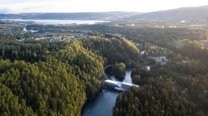 <strong>Power of nature:</strong> It's located in a beautiful spot in Norway, surrounded by natural forestry.