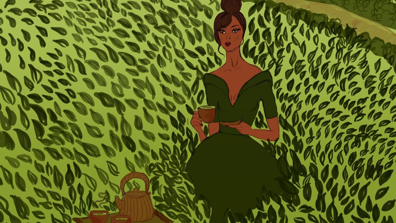 Kericho: Inspired by the tea fields in Kenya.