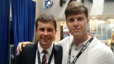 Buttigieg tweeted this photo with Jost in July 2016.