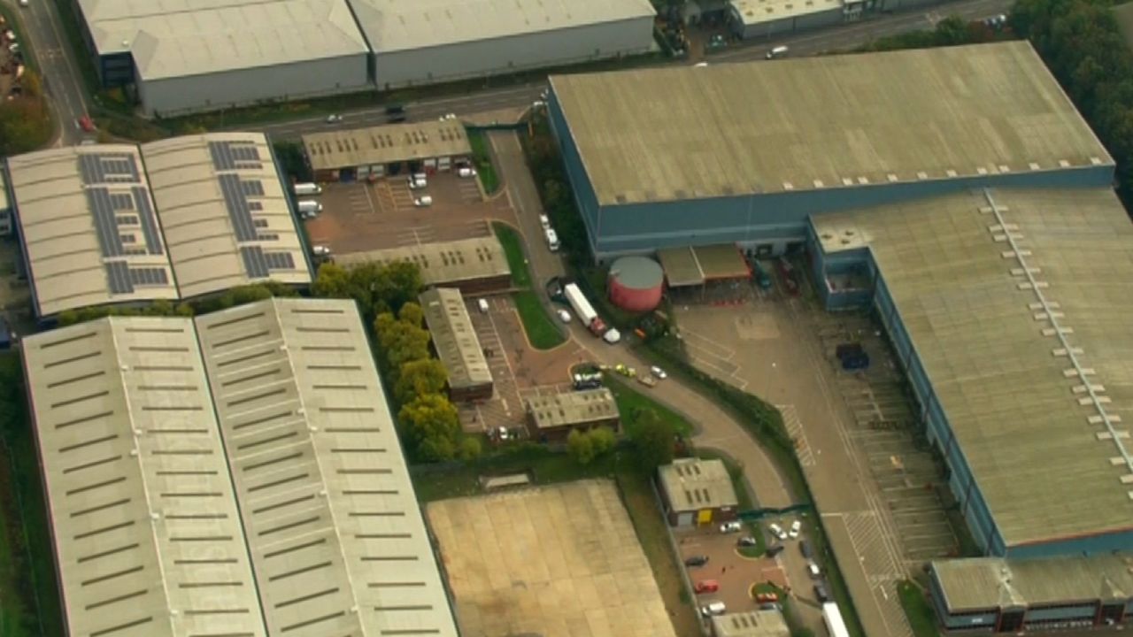 Police say the truck is registered in Bulgaria.