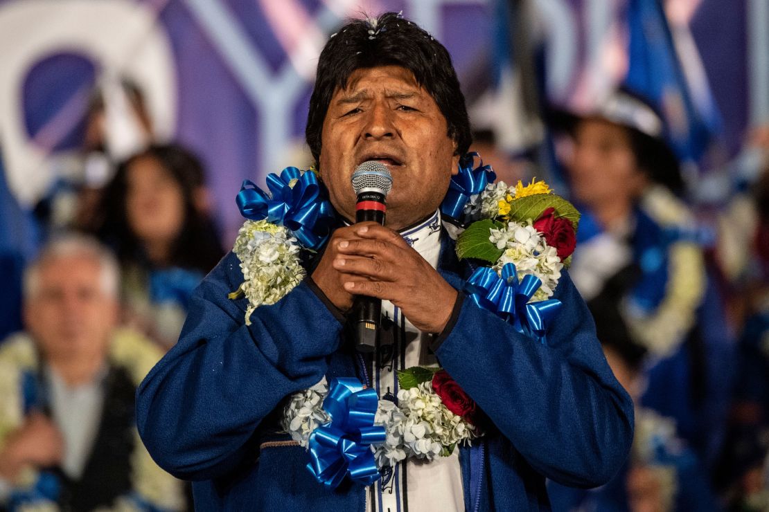 Bolivian President Evo Morales is seeking his fourth term in office.