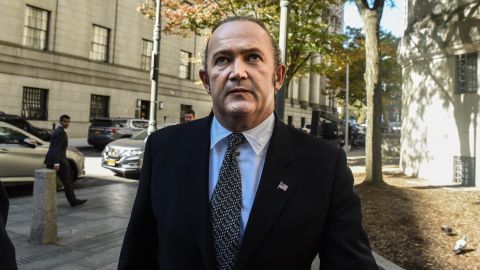 Igor Fruman exits federal court for an arraignment hearing on October 23, 2019 in New York City. 