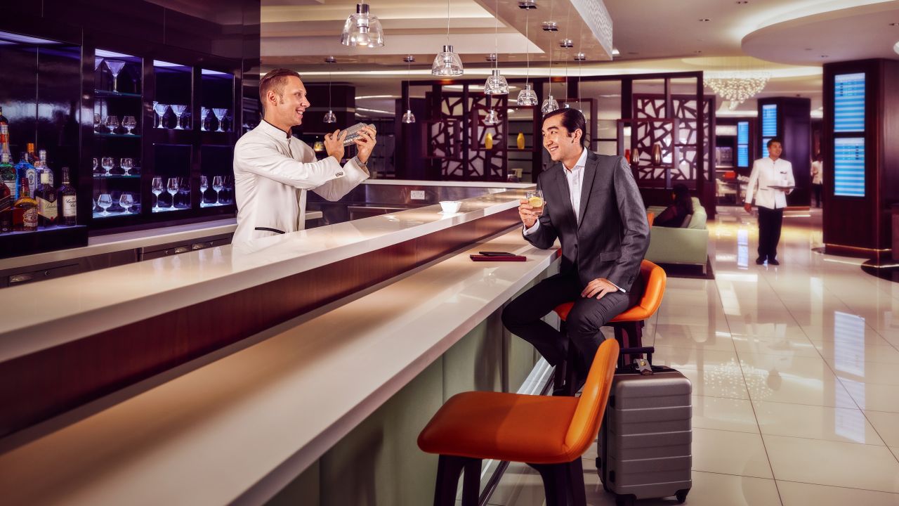 Etihad Airways equates to luxury, from arrival to lounge to in-flight first-class, which boasts butlers and travel concierges among other amenities.