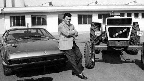 Lamborghini's founder, Ferruccio Lamborghini, decided to build his own cars. Previously, he ran a tractor company.   