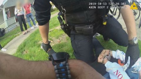 Oregon State Police released body camera video of the arrest of Genesis Hansen, 21, who was stopped for failing to ride her bicycle within the lanes of the road and arrested after she didn't provide identification to police.