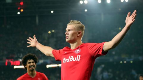 Erling Braut Håland  has scored 20 goals in 13 appearances for Salzburg so far this season.