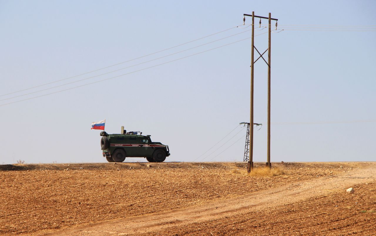 Russian military police began patrols on part of the Syrian border on Wednesday, October 23.