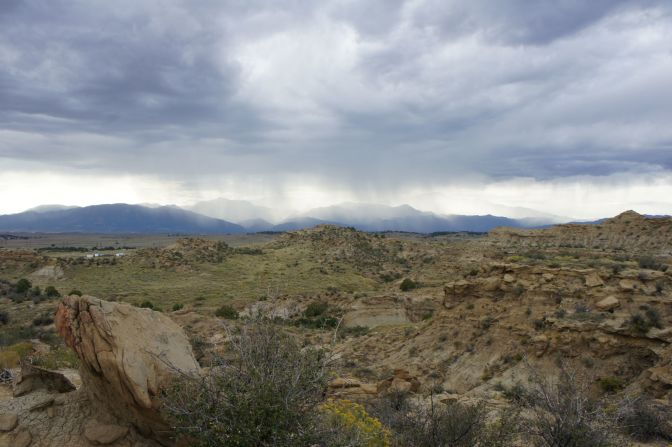 Corral Bluffs is located outside of Colorado Springs, Colorado. 