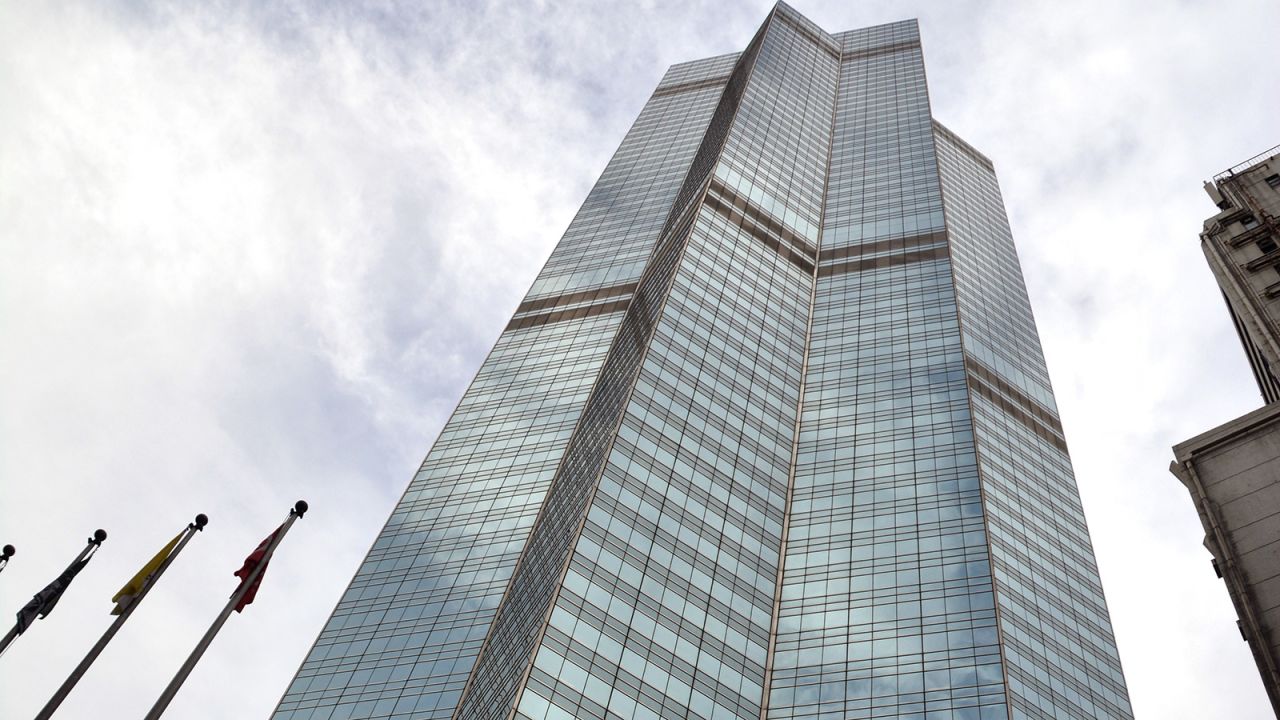 The Center is Hong Kong's fifth-tallest building.