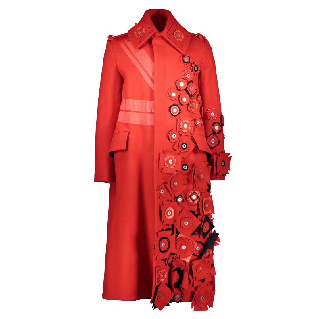 Red Wool Greatcoat, by Nicholas Yip, 2017