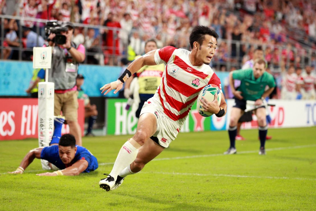Kenki Fukuoka embodied Japan's spirit during the Rugby World Cup, playing a key role as the host nation progressed to the quarterfinals.