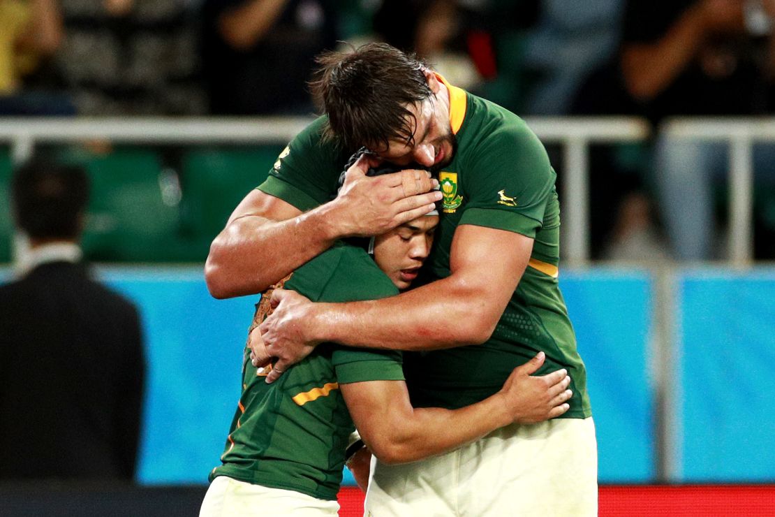 Cheslin Kolbe appeard half the size of teammate Eben Etzebeth but his contribution has been invaluable to the Springbok cause.